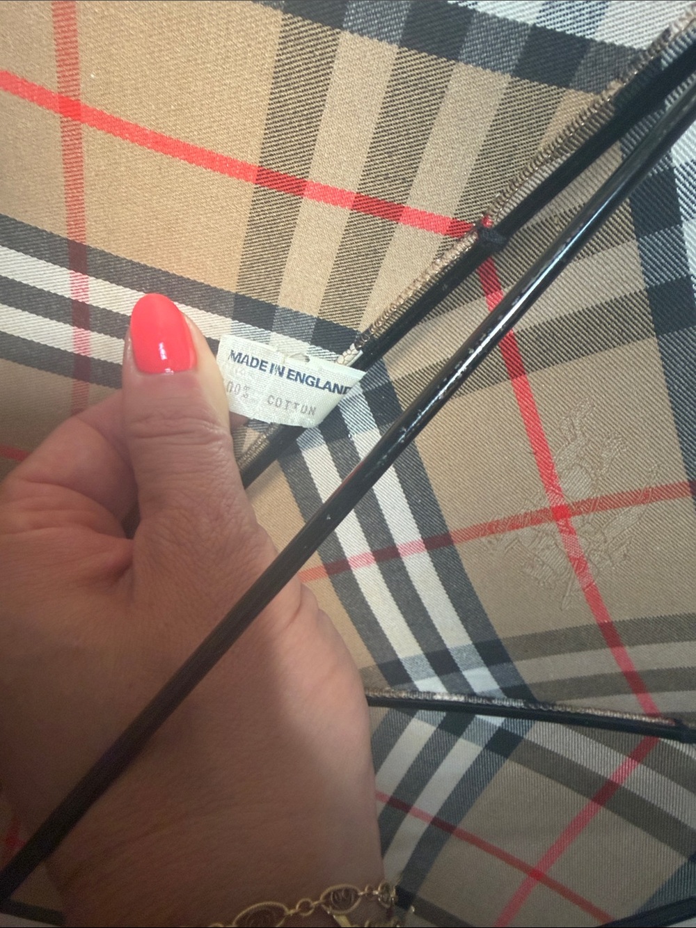 Vintage Burberry Umbrella in classic print amazing  piece! - Picture 12 of 12